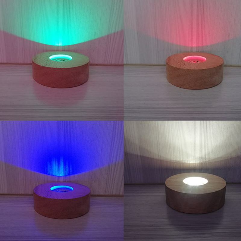 Resin Art Stand - 8 см круглая искусственная деревянная основа