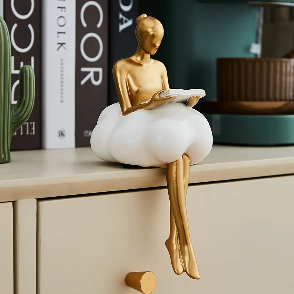 Resin Art And Design - Скульптура облако девушки абстрактное искусство фигурка