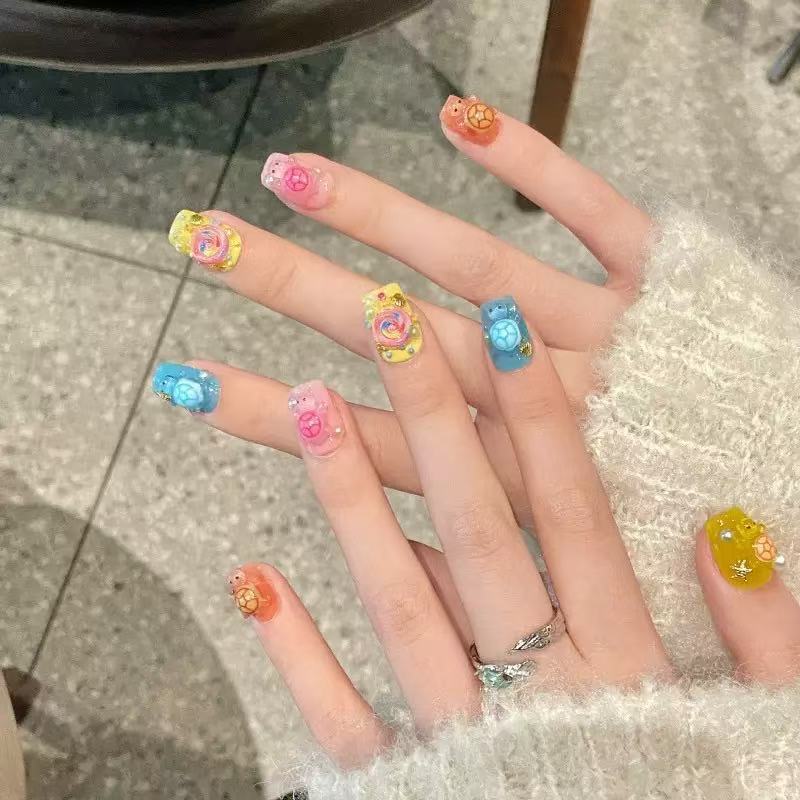 Resin Art Accessories - 100 миниатюрных разноцветных смоляных шармов в