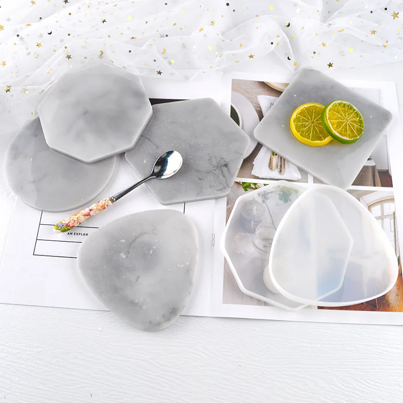 Resin Art Table - Мульти-стиль, геометрическая форма для подставки, треугольный