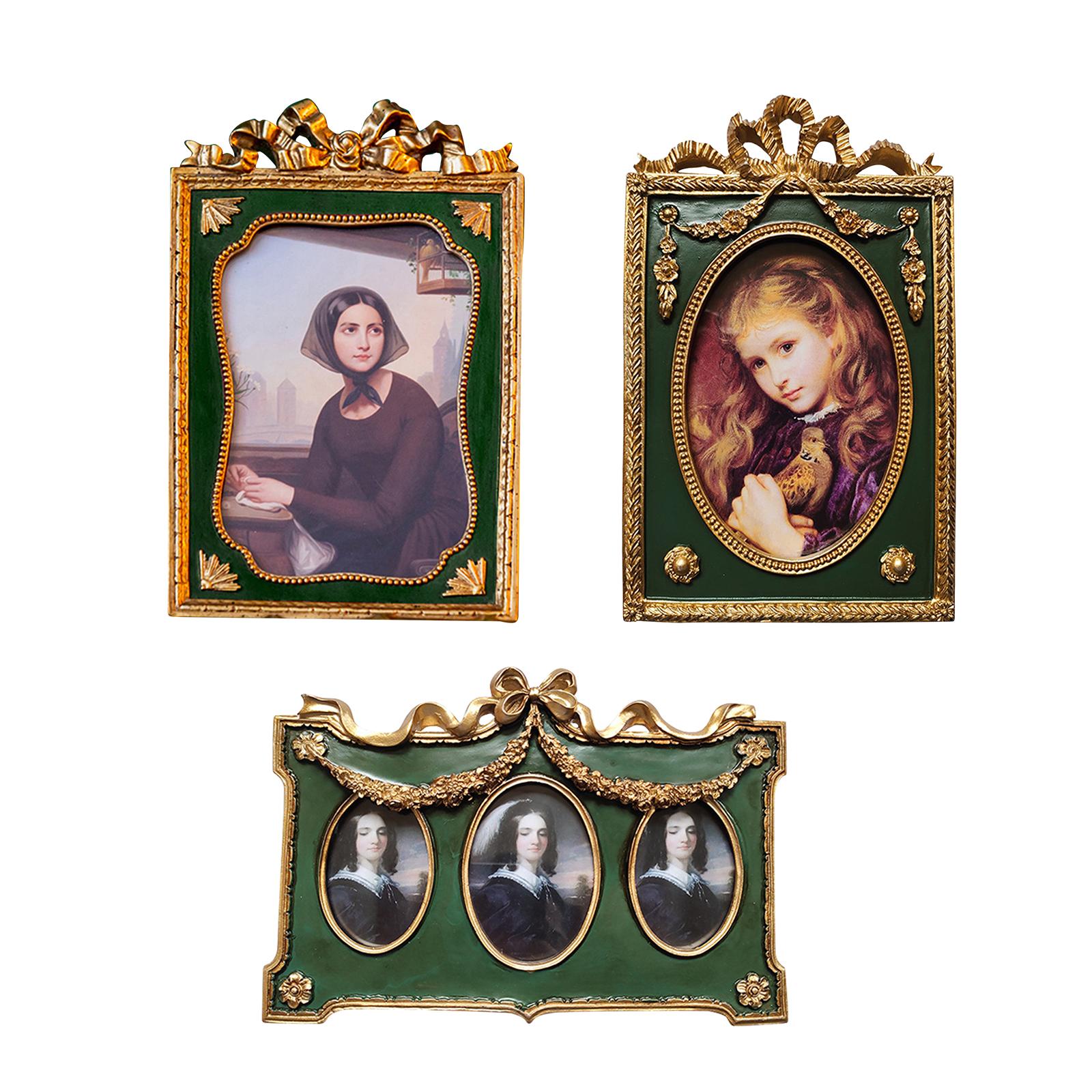 Resin Art Gallery - Античная полимерная фоторамка, настольная настенная подвеска