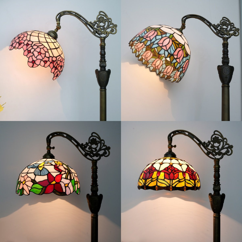 Resin Art Stand - Напольные светильники Tiffany: Декоративные лампы-цветы для