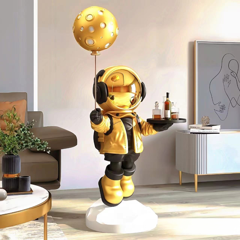 Resin Art Stand - Большой креативный напольный декор в виде