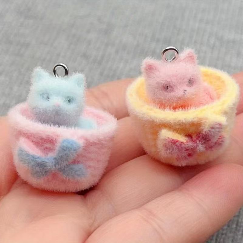 4 шт. 3D-подвески в виде кошек – обзор и цена Resin Art Accessories