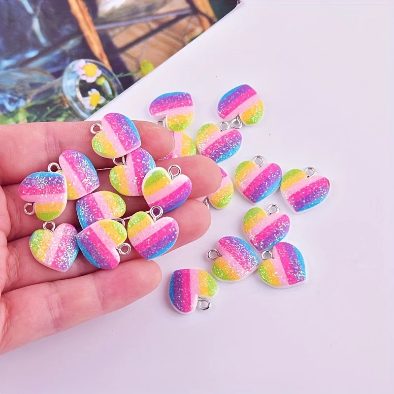 10 шт. разноцветных подвесок в – обзор и цена Resin Art Accessories