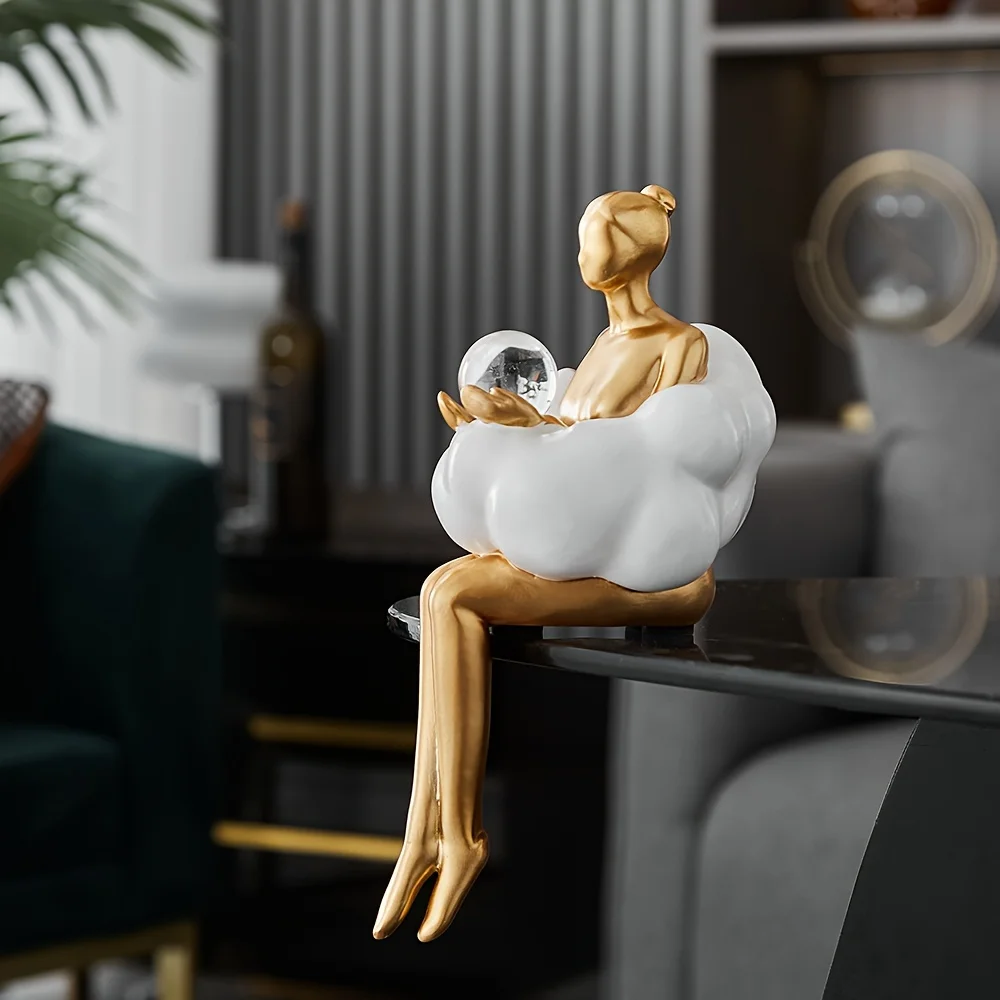 Скульптура облако девушки абст – обзор и цена Resin Art And Design