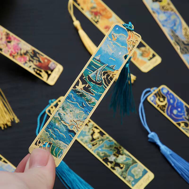 1-6-12 шт. креативные металлич – обзор и цена Resin Art Bookmark