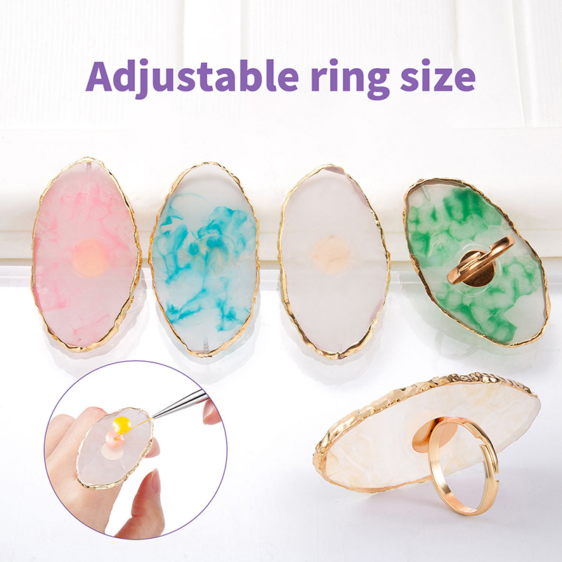 1 шт. полимерная каменная Пали – обзор и цена Resin Art Ring