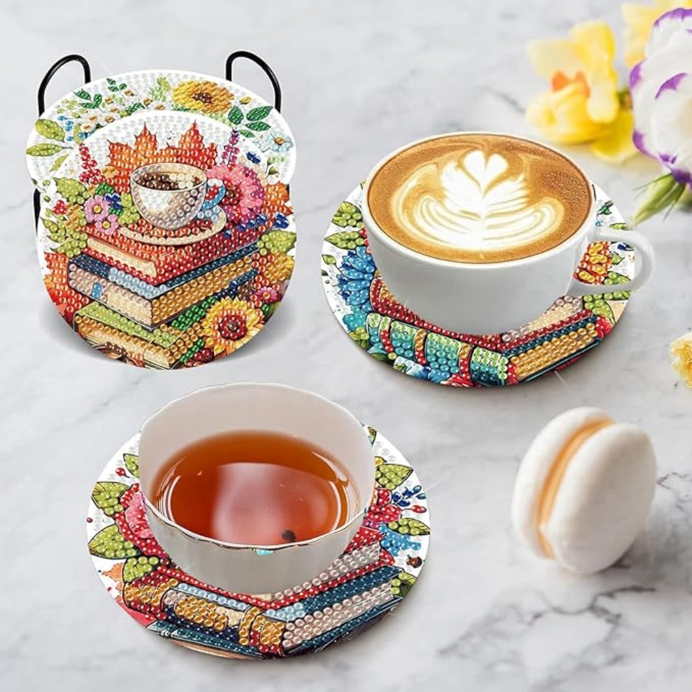 Набор из 8 подставок для чашек – обзор и цена Resin Art Stand