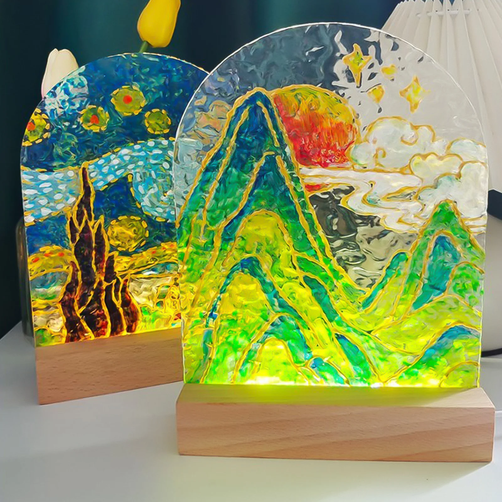 1-10 шт. LED-подсветка для дер – обзор и цена Resin Art Stand