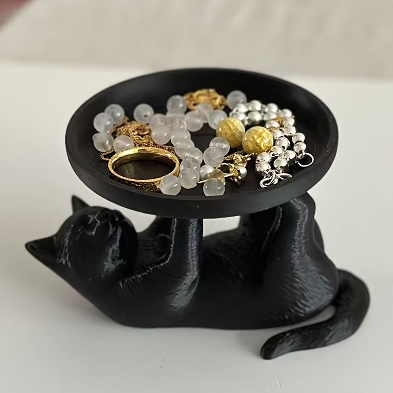 1 шт. статуя кошки из смолы с  – обзор и цена Resin Art Table