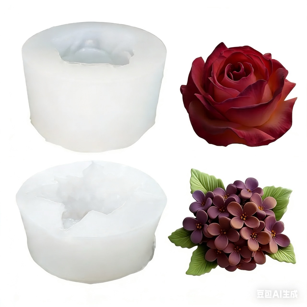 2 шт. 3D силиконовые формы с ц – обзор и цена Resin Art And Design
