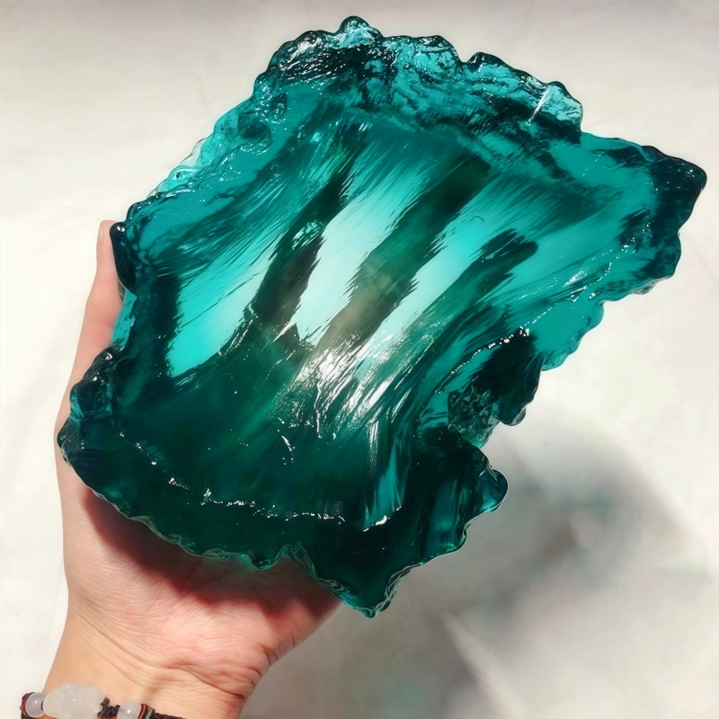 Дизайнерская пластина с океанс – обзор и цена Resin Art Ring Design