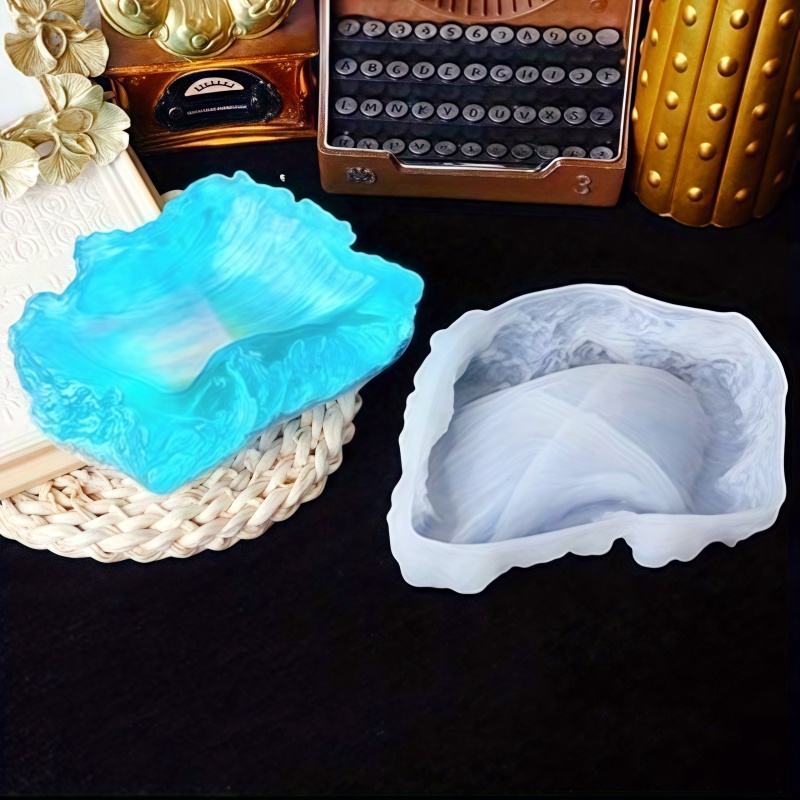 Дизайнерская пластина с океанс – обзор и цена Resin Art Ring Design